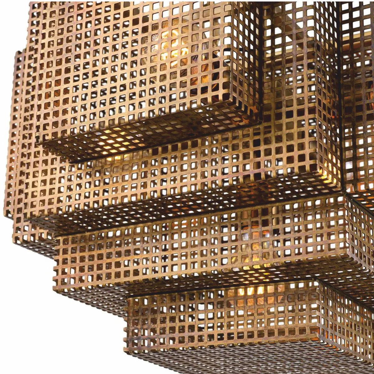 Luxury industrial style pendant lamp antique brass - luxury lighting