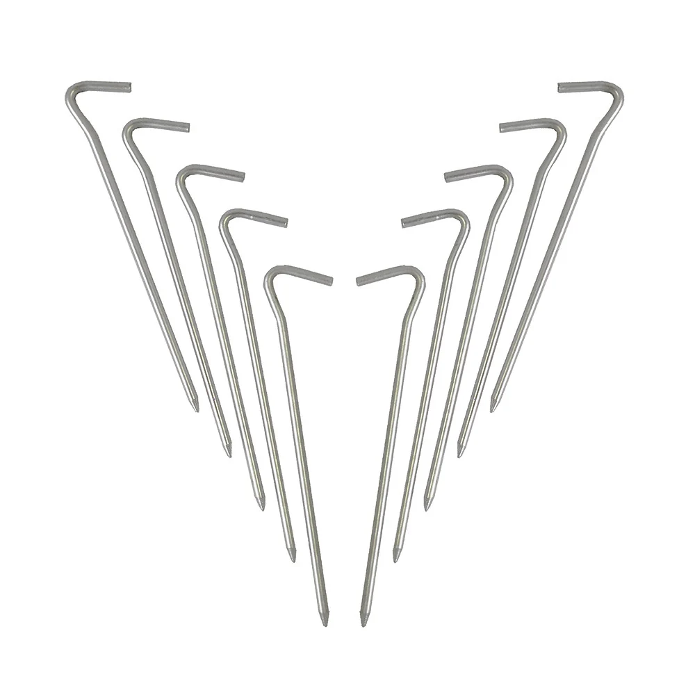 Paket von 10 Piquetas ALUMINIO 18,5 CM