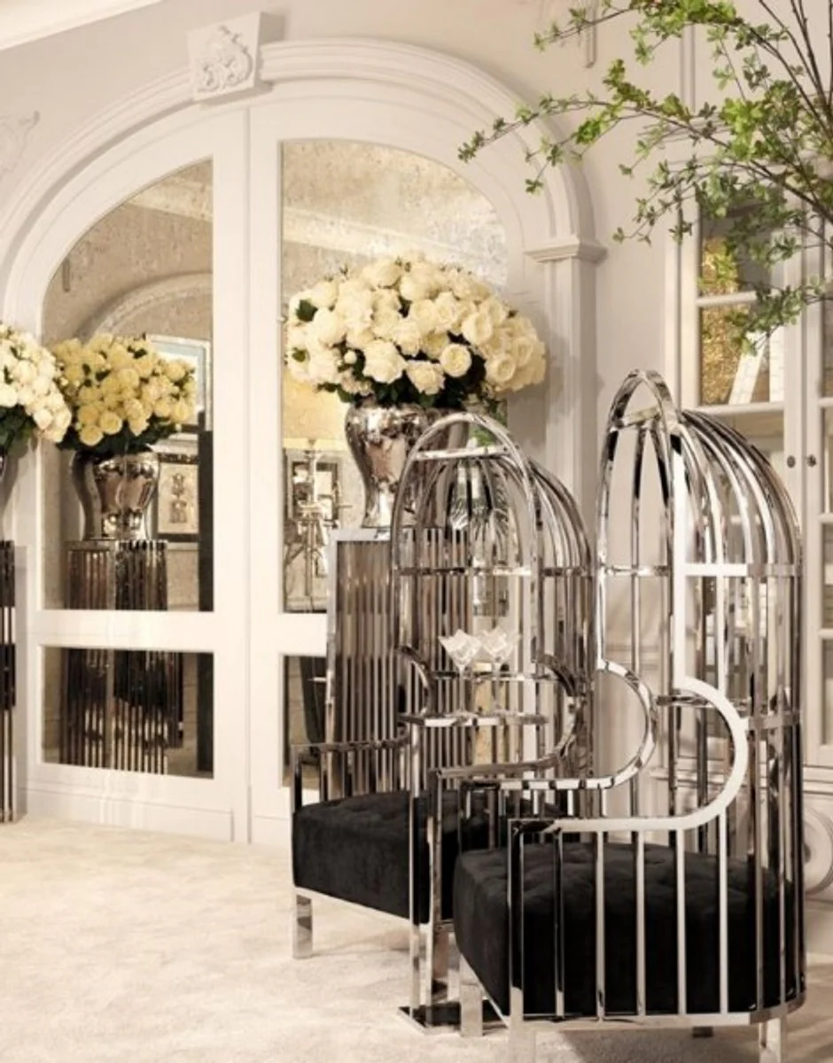 Luxus Designer Art Deco Salon Sessel - Luxus Kollektion