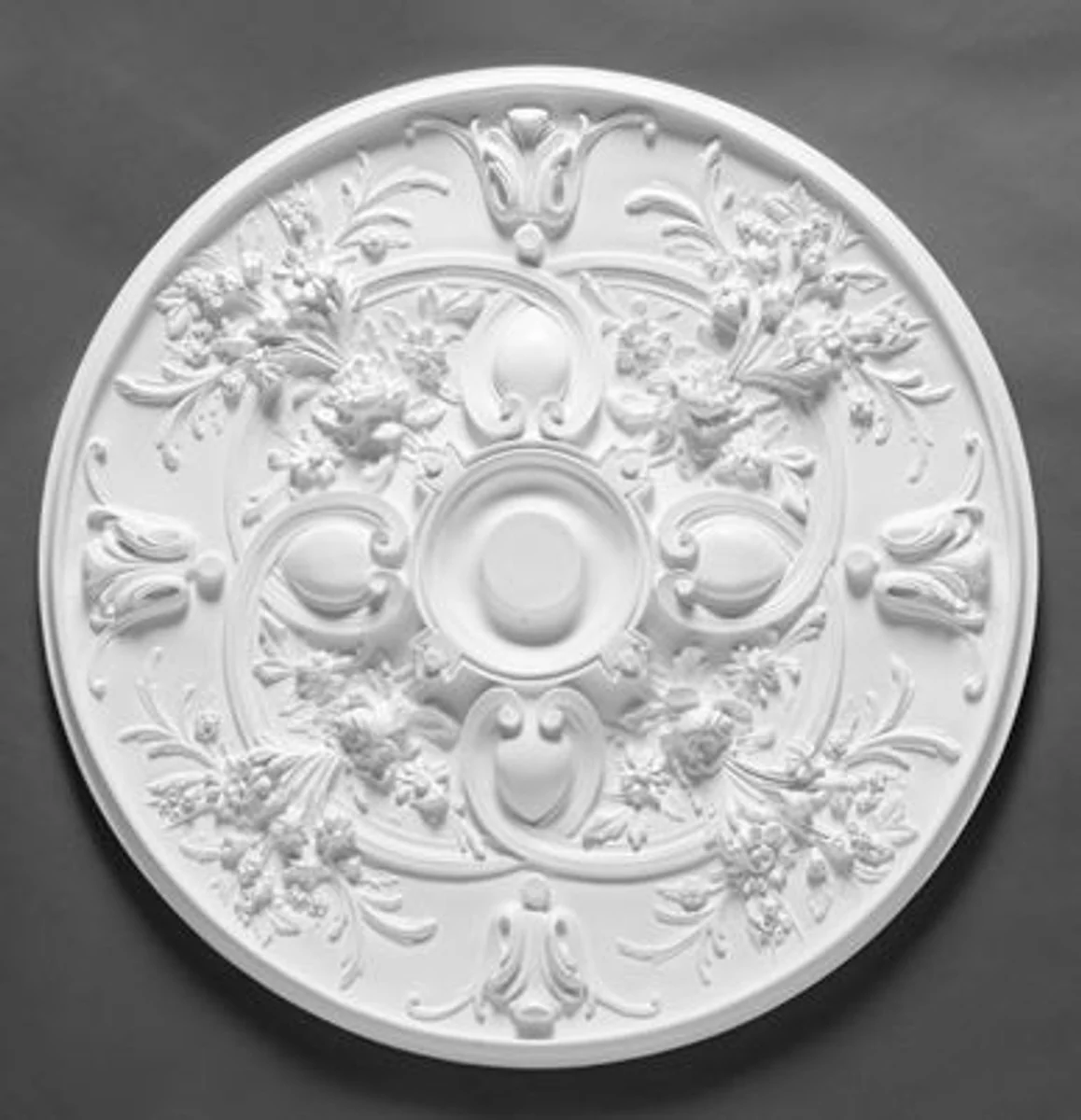 Stucco rosette 79 x 79 cm Ceiling stucco Ceiling rosette Stucco rosette Wall rosette Baroque Jugendstil