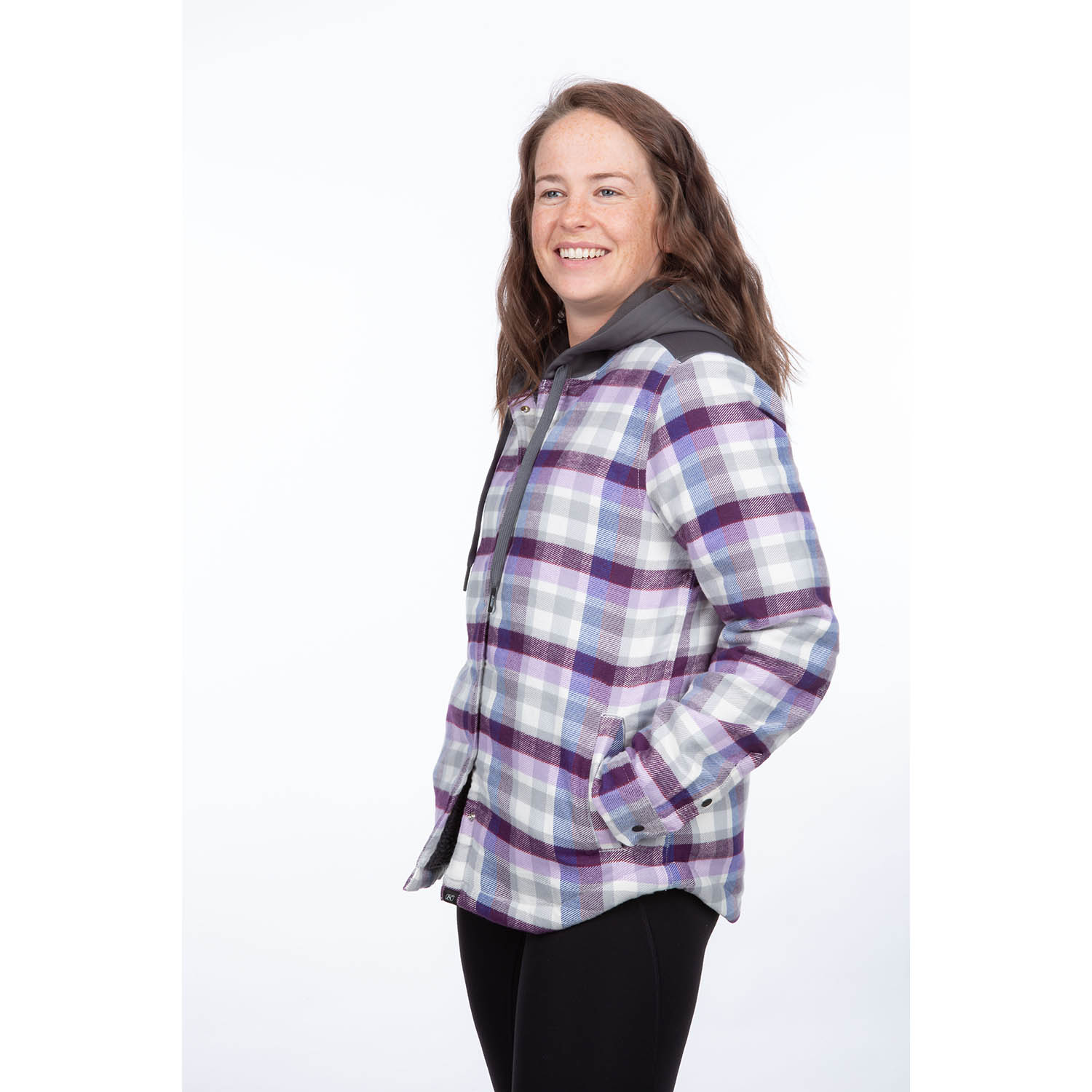 Big Sky Fleece Lineed Flannel Hoodie
