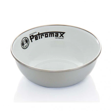Petromax Enamel Bowl Set - Pack of 2 white enamel bowls