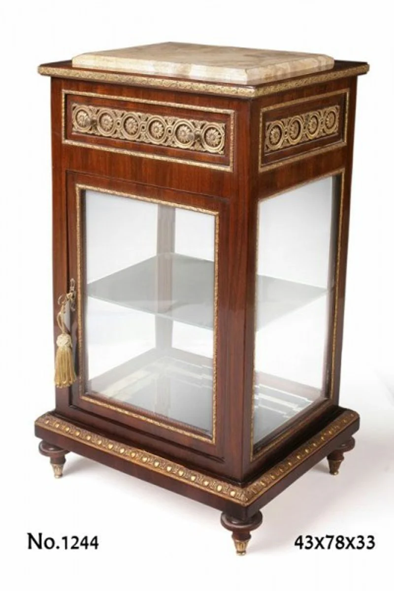 Baroque display cabinet 43 x 33 x H.78 cm - Baroque furniture