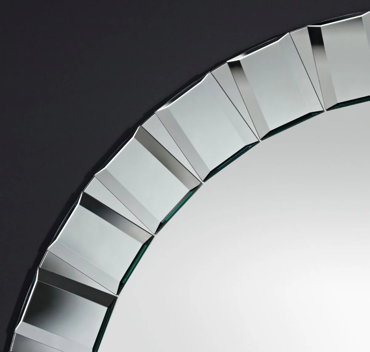 Mirror / wall mirror Ø 100 cm - luxury living room accessories