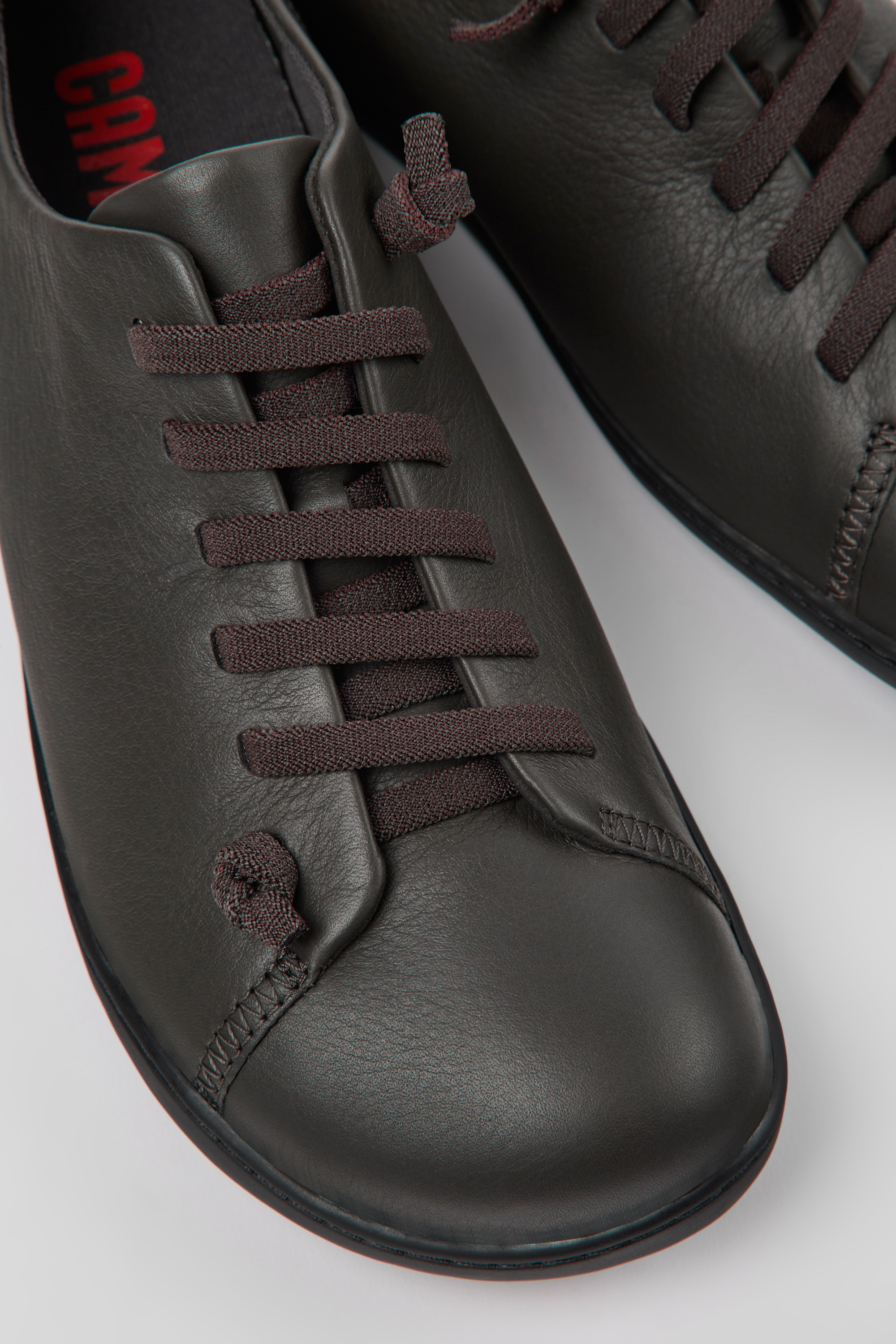 Peu - Graue Lederschuhe für Herren