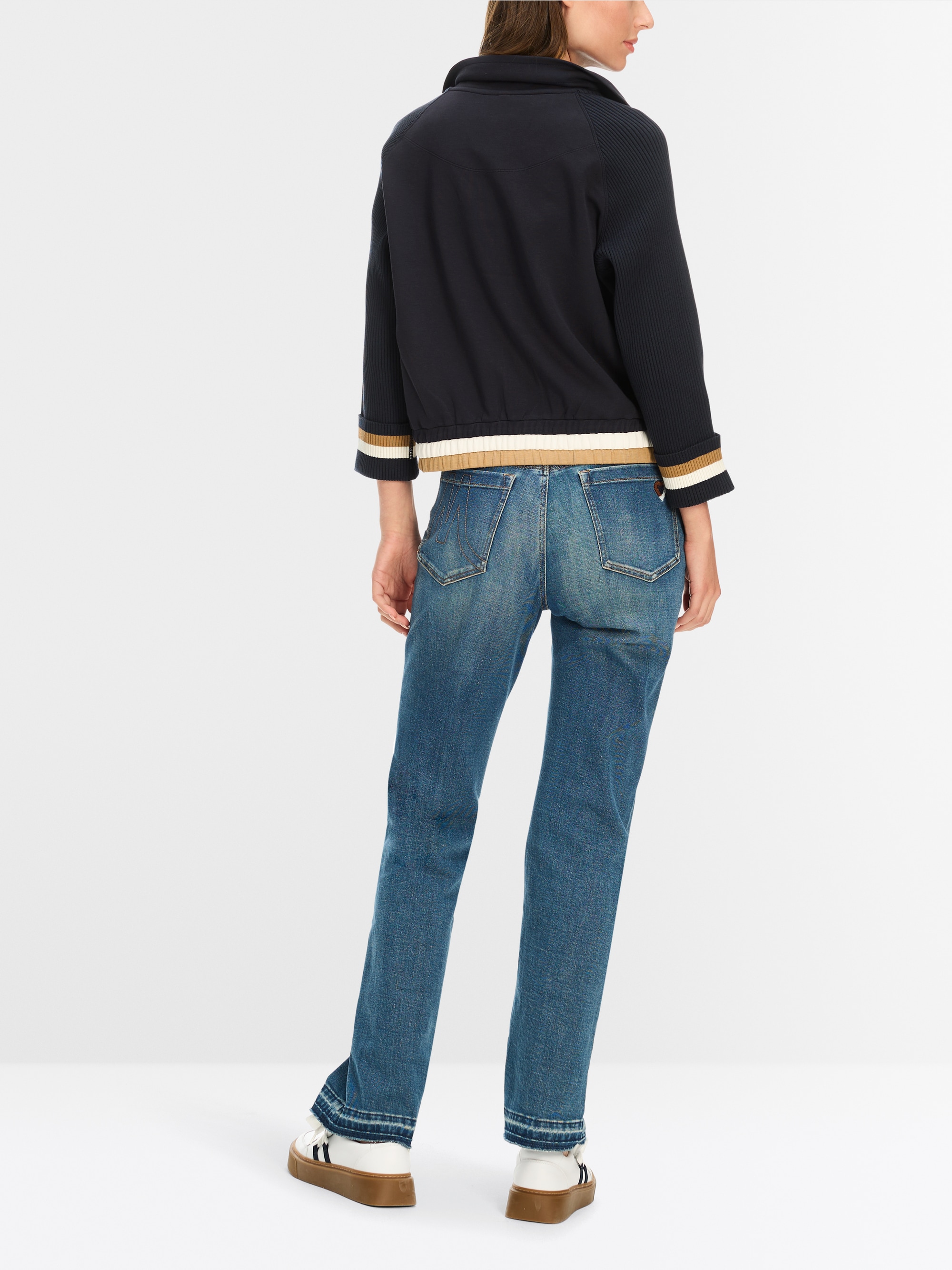 Marc-Cain Lockere Jacke aus Mischgewebe