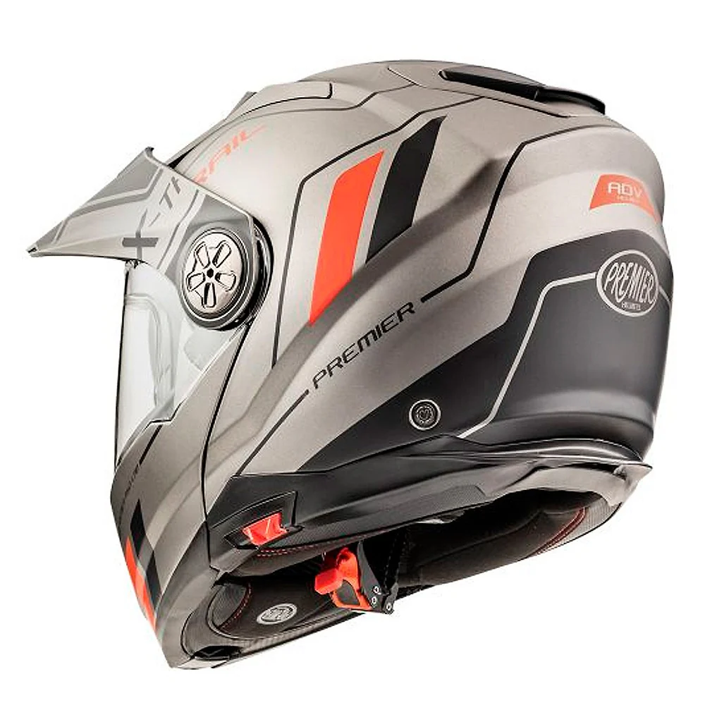 MODULAR HELMET PREMIER XTRAIL EVO XT 17 BM GRIS / ROJO