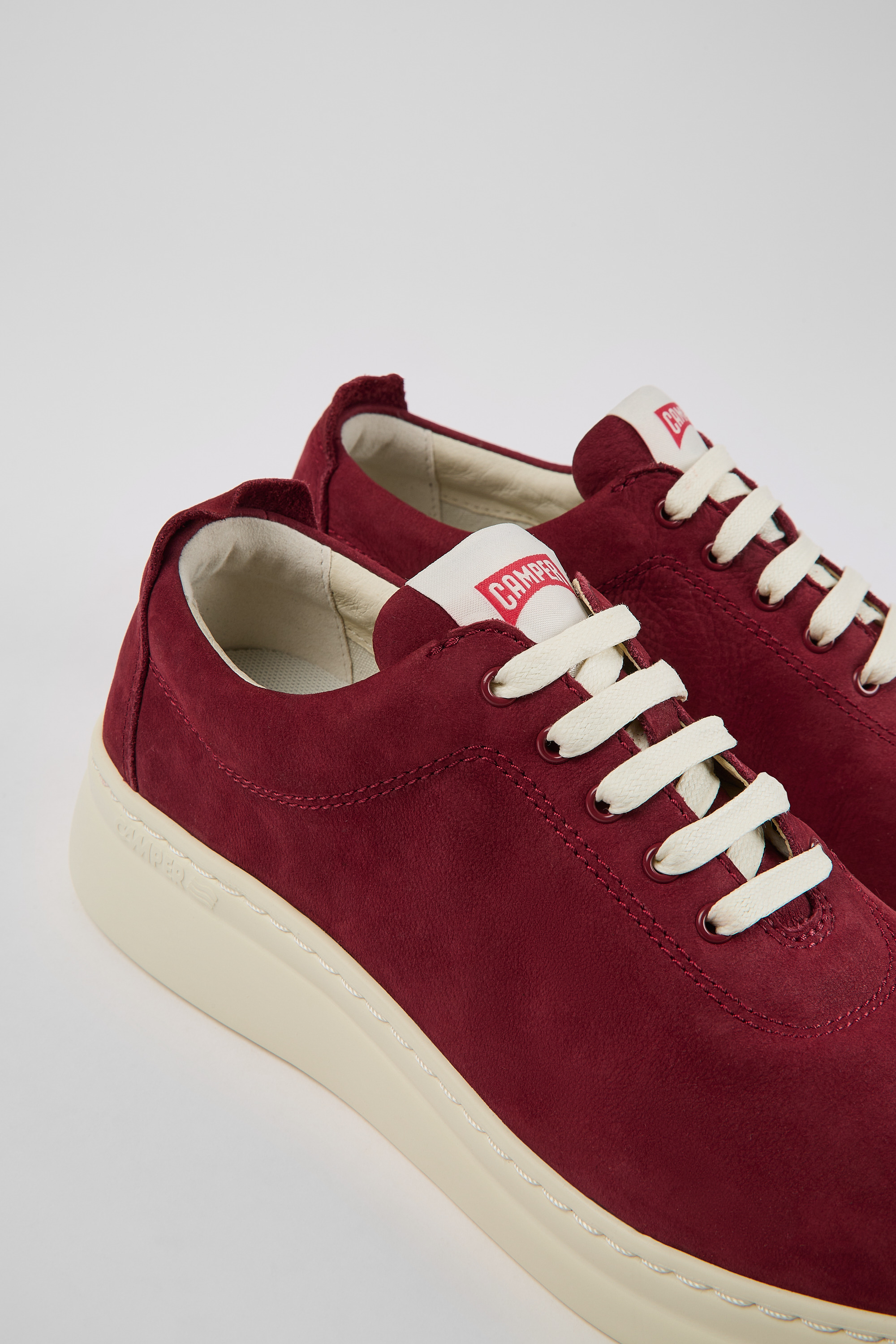 Runner Up - Burgund Nubuck Turnschuhe für Damen