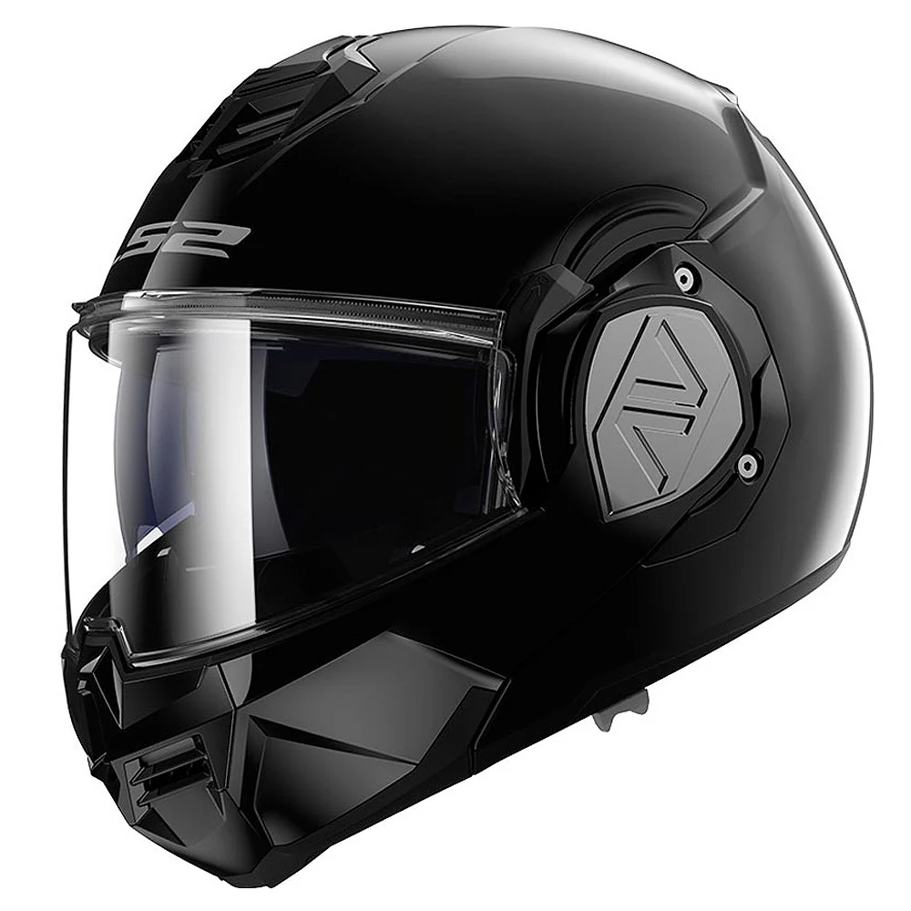 CASCO MODULAR LS2 FF906 ADVANT SOLID NEGRO BRILLO