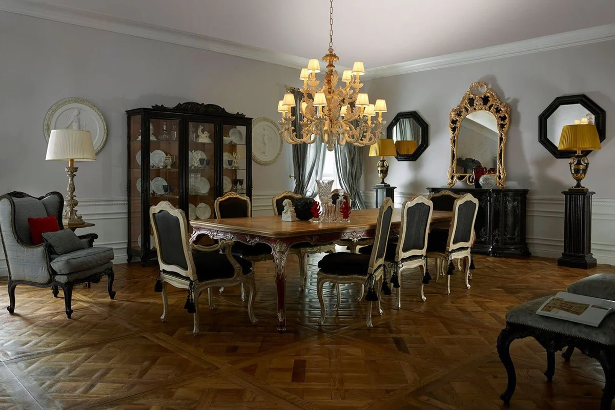 Luxury Baroque Mirror Gold - Handmade Italian Baroque Style Wall Mirror - Luxury Furniture in Baroque Style - Magnificent Baroque Furniture - Made in Italy - Luxury Collection