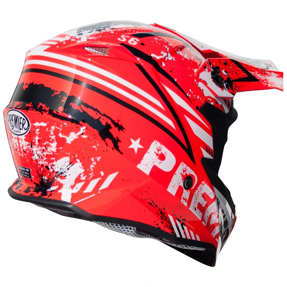 CASCO PREMIER EXIGE ZX2 - ROJO / BLANCO