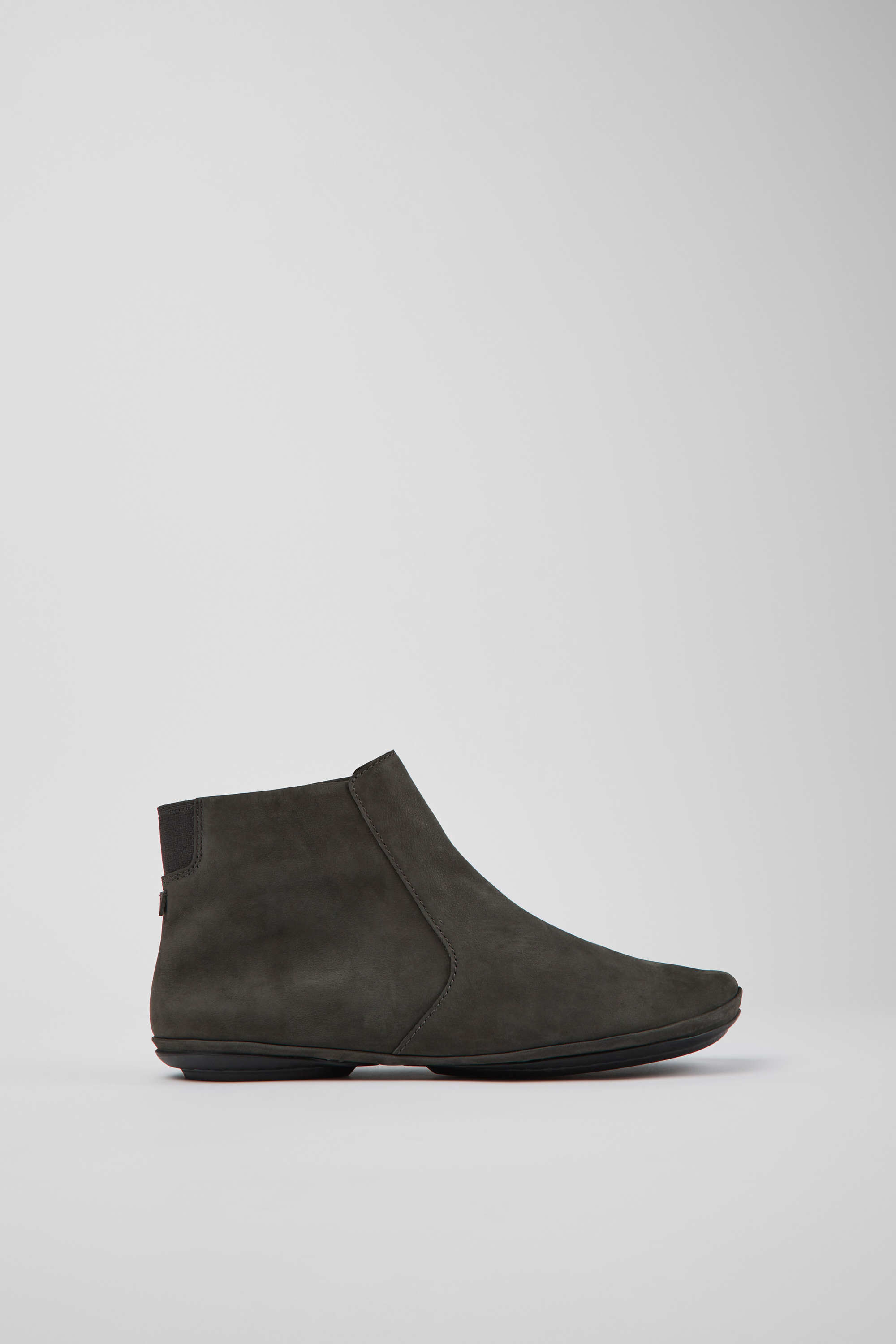 Rechts - Grau Nubuck Stiefeletten für Damen
