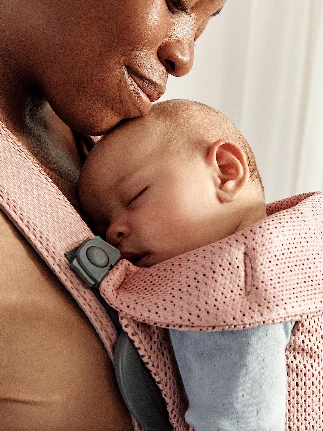 Babytrage Mini, 3D-Netz, Anthrazit/Leopard