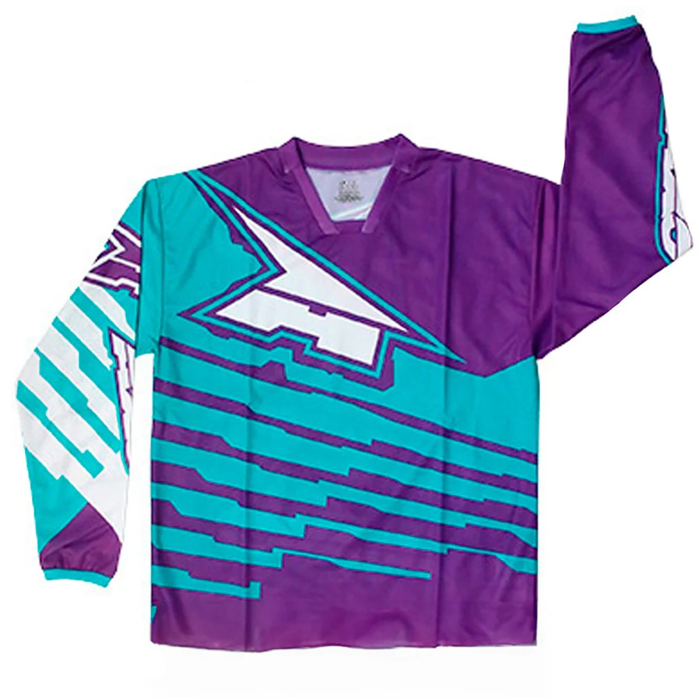 CAMISETA INFANTIL AXO SR JUNIOR 2018 - VIOLETA / VERDE / BLANCO