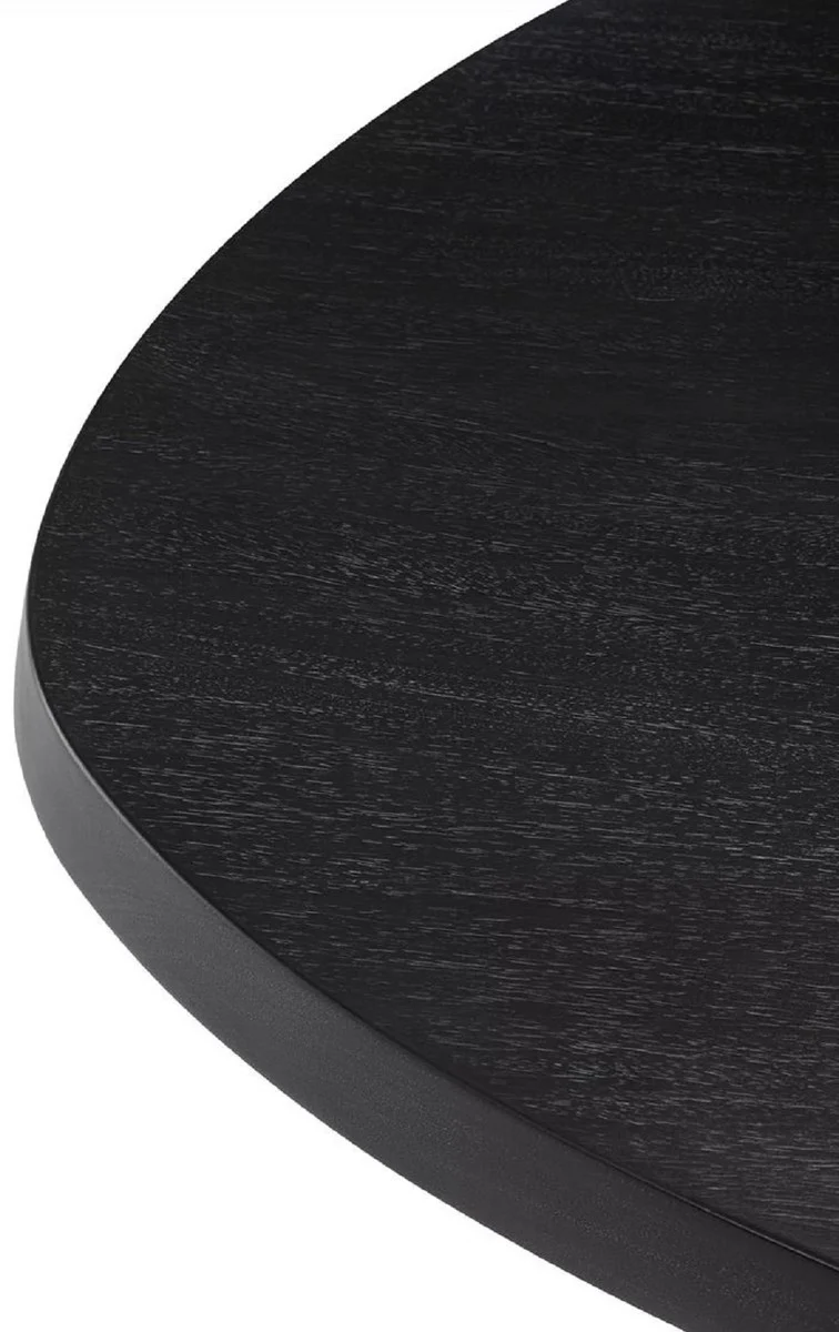 Luxury coffee table black gray 149 x 78.5 x H. 35 cm - Mahogany living room table - Living room furniture - Mahogany furniture - Luxury furniture - Luxury furnishings - Luxury furniture - Luxury quality