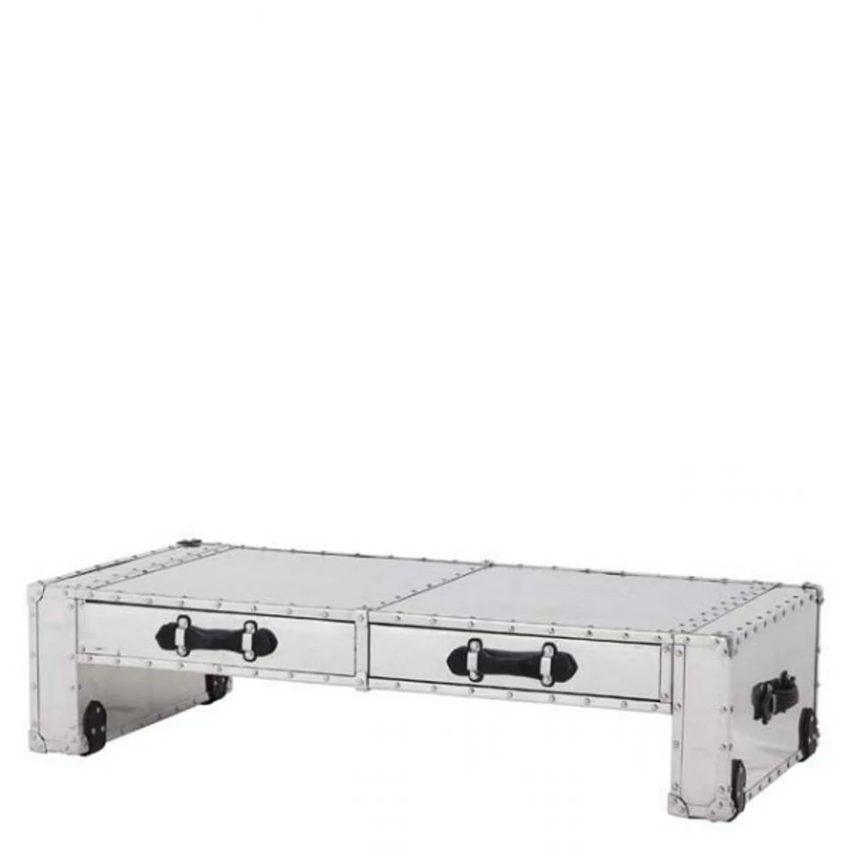 Coffee table Vintage Metal Aluminum Mod2 - Coffee Table - Alu Salon Table