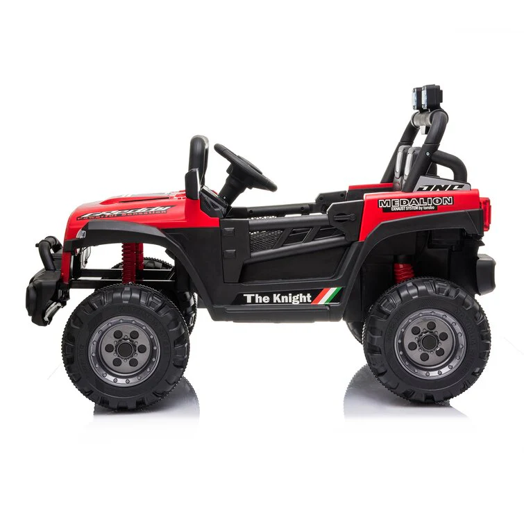 Ride On Truck Dual Drive 12V 4,5A.H mit 2,4G Fernbedienung Geländewagen Pink