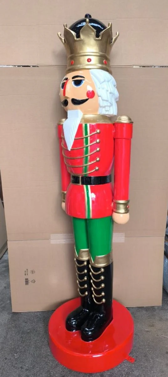 XXL decorative sculpture Nutcracker King H. 200 cm - Christmas decoration