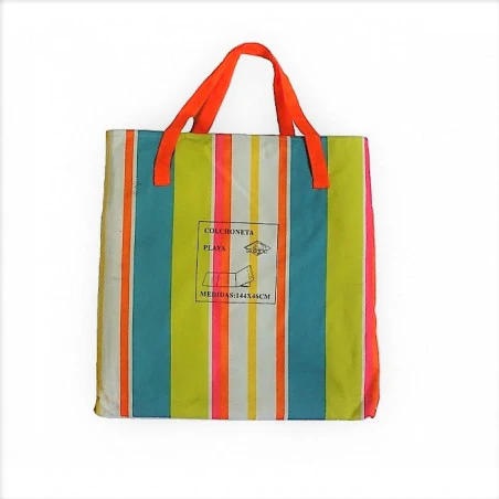 Hosa Folding beach lounger RECLINABLE BACKREST and headrest - orange