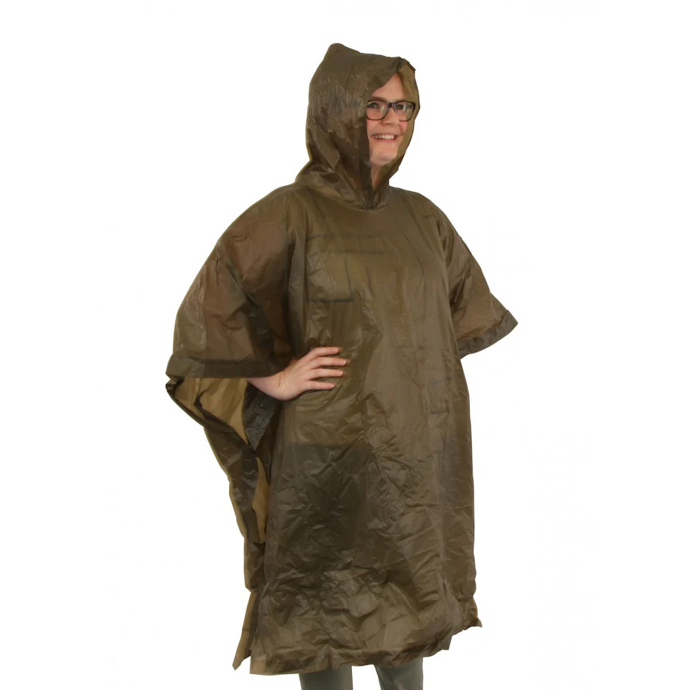 Poncho impermeable de PVC OZtrail HEAVY DUTY PONCHO – caqui