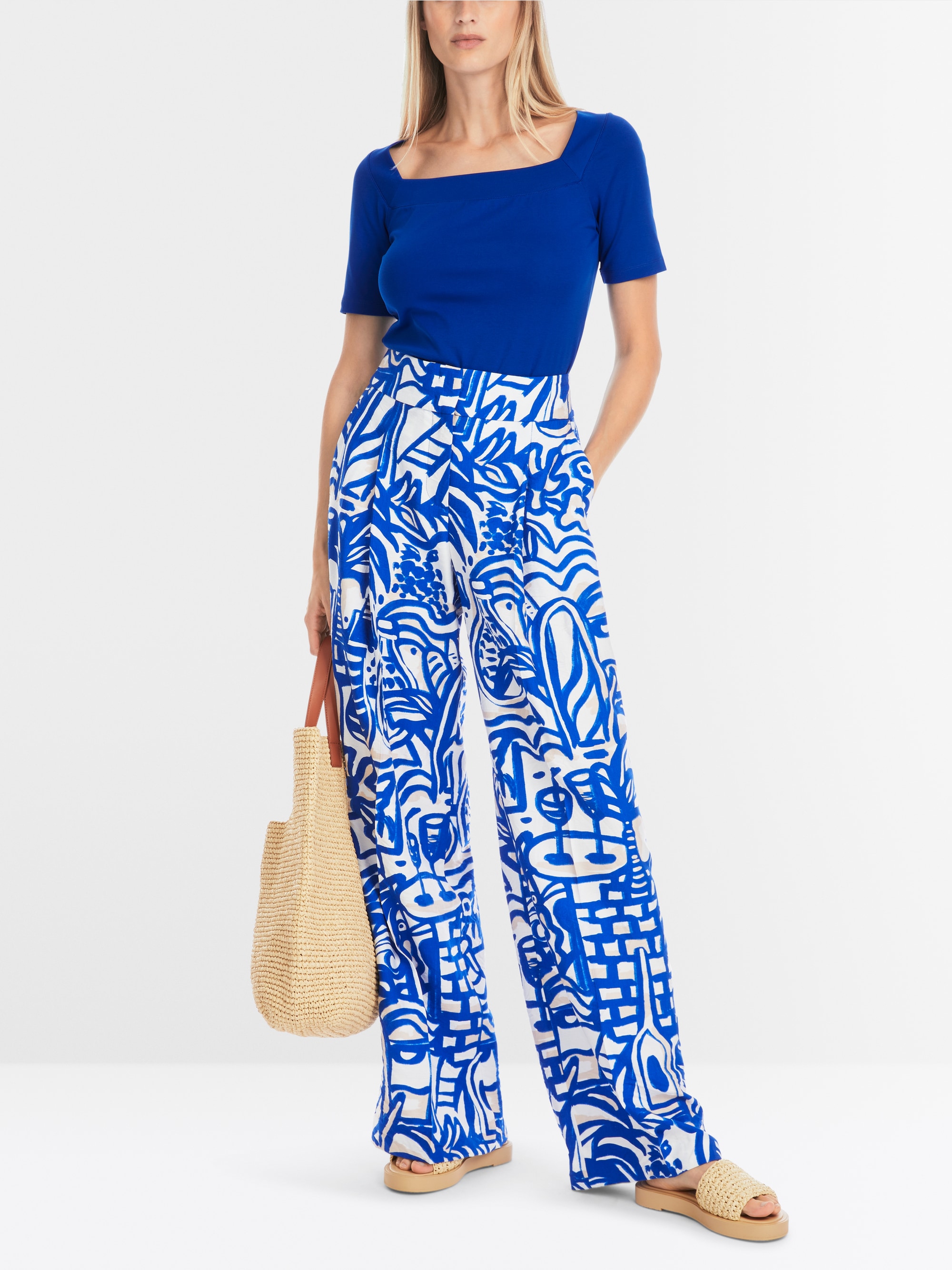 Marc-Cain T-shirt with square neckline