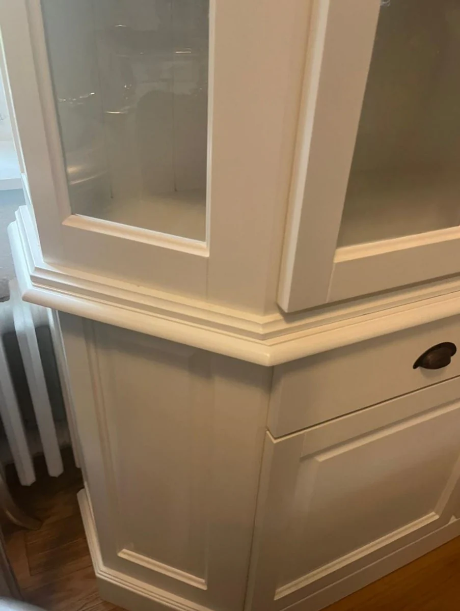 Country house style dining room cupboard white 160 x H. 200 cm - country house style furniture