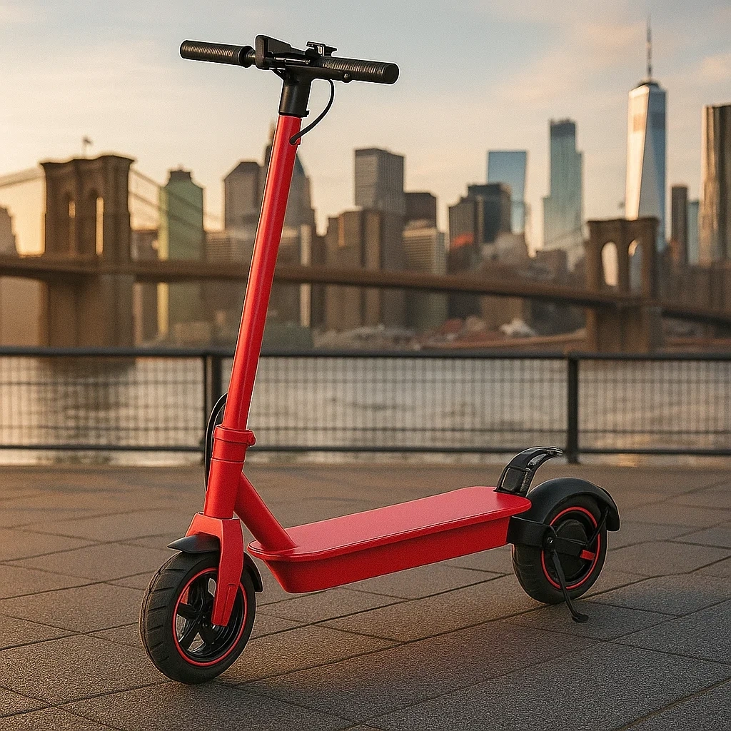 Kinderroller in Rot für Kinder von 6 bis 12 Jahren - RnHMIVuL55By