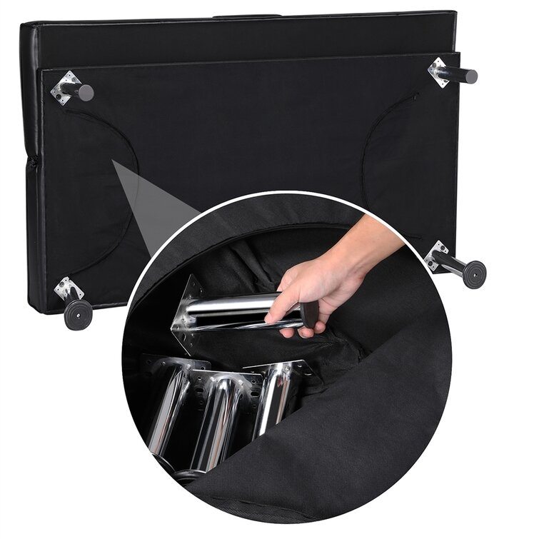 Janni 66''' Wide Faux Leather Cushion Back Convertible Sofa with Cup Holder