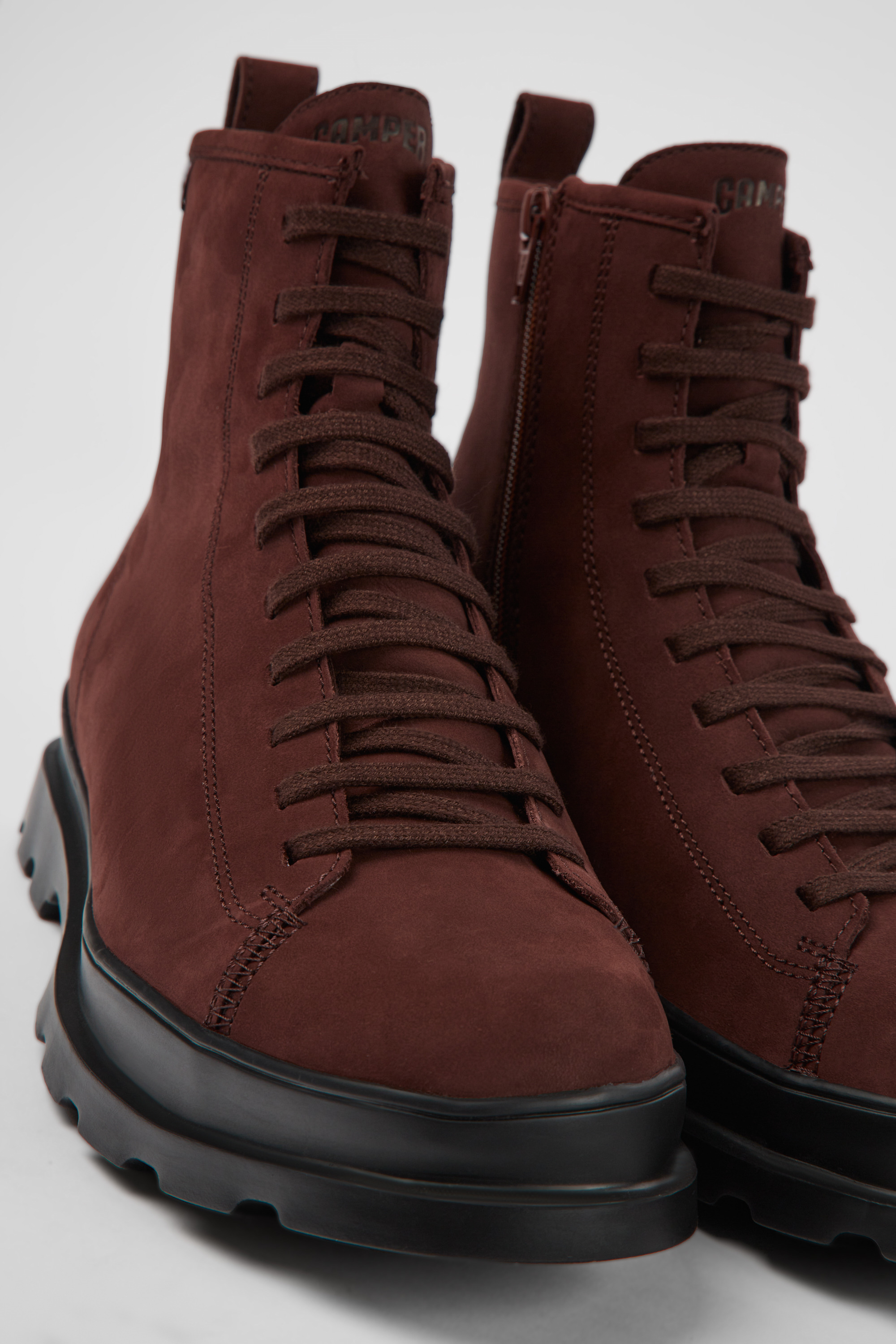 Brutus HYDROSHIELD - Burgund mittlerer Spitzenschuh für Herren