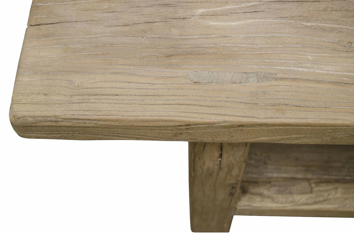Country house style coffee table natural colors 160 x 60 x H. 45 cm - living room furniture in country house style