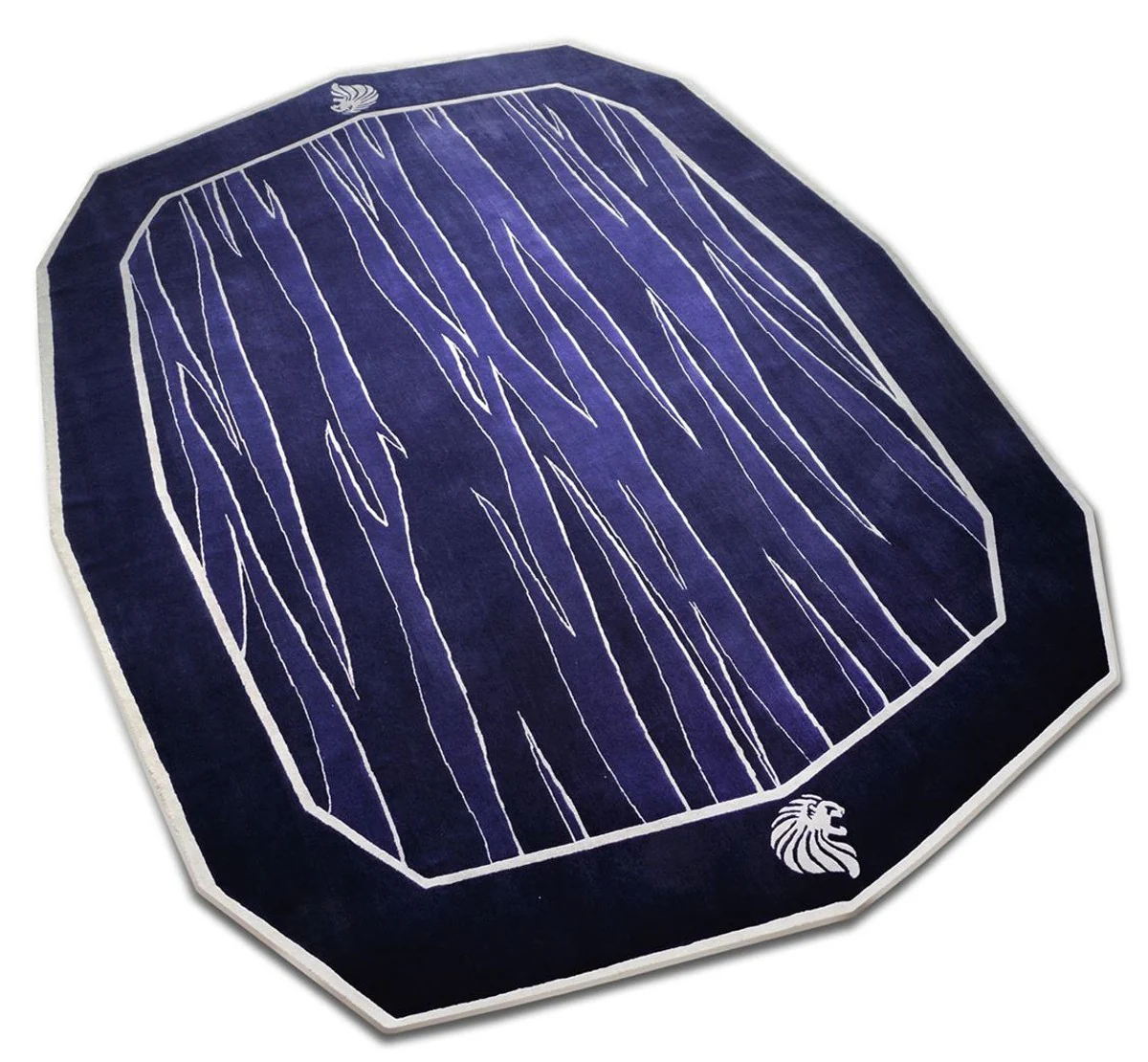 Luxury Wool Rug Purple / Black / White - Various Sizes - Hand Tufted Wool Rug - Living Room Rug - Bedroom Rug - Luxury Collection