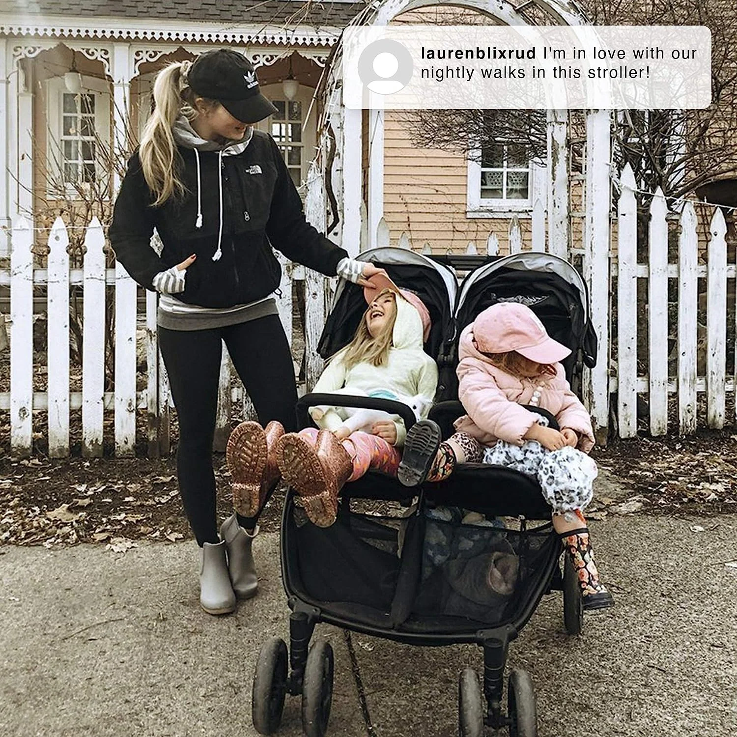 Destination Ultralight Side x Side Doppelkinderwagen, Midnight