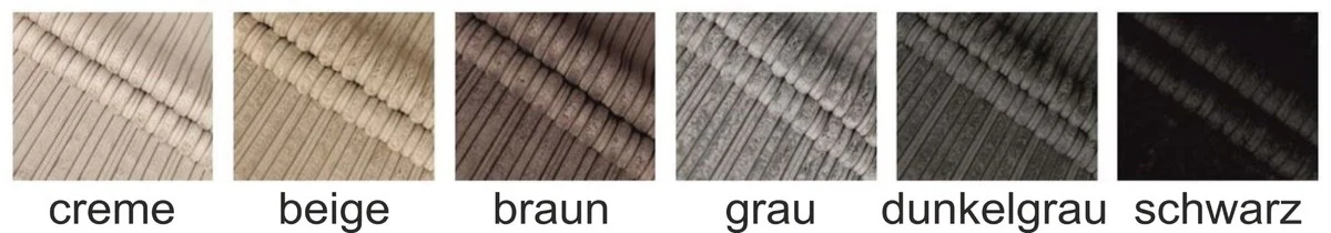 Luxury corner sofa 320 x 256 x H. 90 cm - Various colors - Modern living room corduroy sofa with cushions - Modern living room furniture