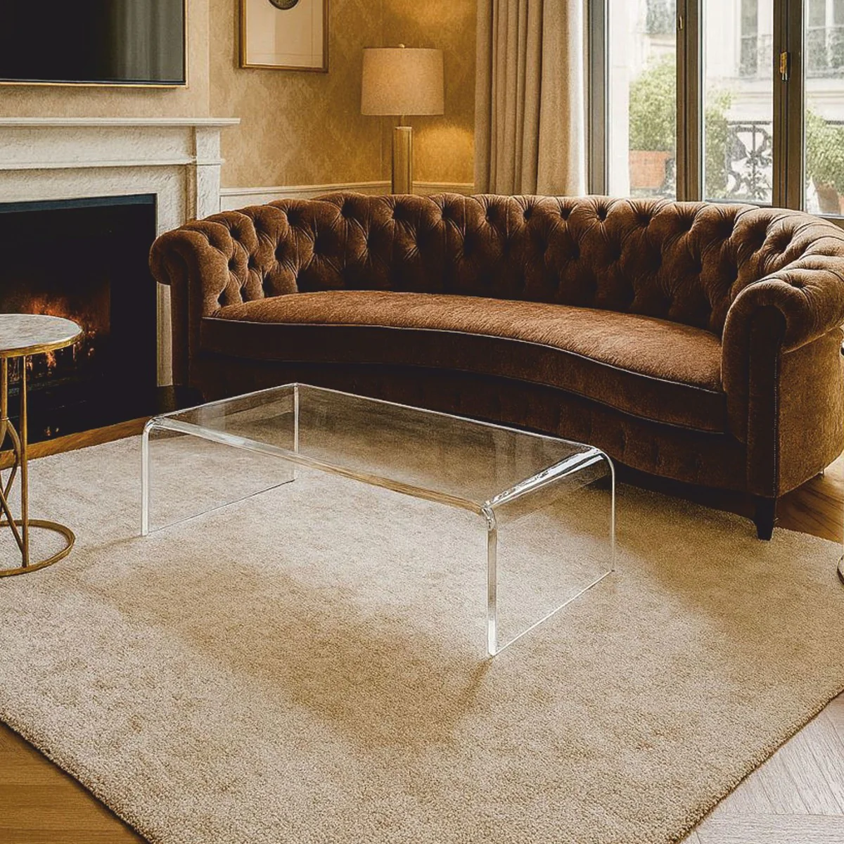 Baroque chest of drawers brown / gold / black 95 x 45 x H. 85 cm - Handcrafted solid wood chest of drawers with 2 drawers and marble top - Baroque furniture