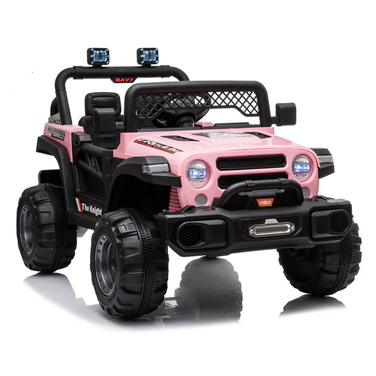 Ride On Truck Dual Drive 12V 4,5A.H mit 2,4G Fernbedienung Geländewagen Pink