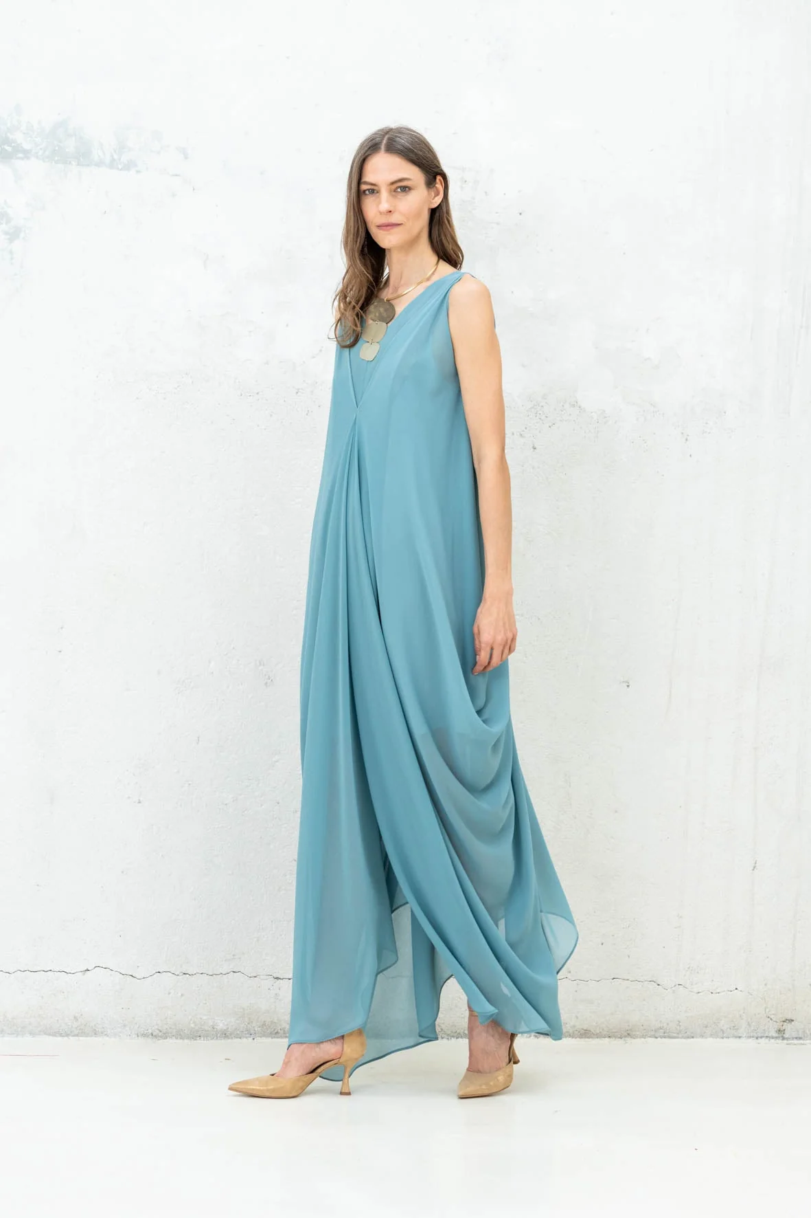 Rivera-Spain Grünes Helena-Kleid