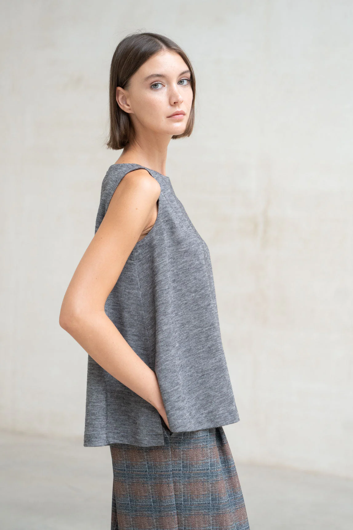 Rivera-Spanien Top Vicenza Gris