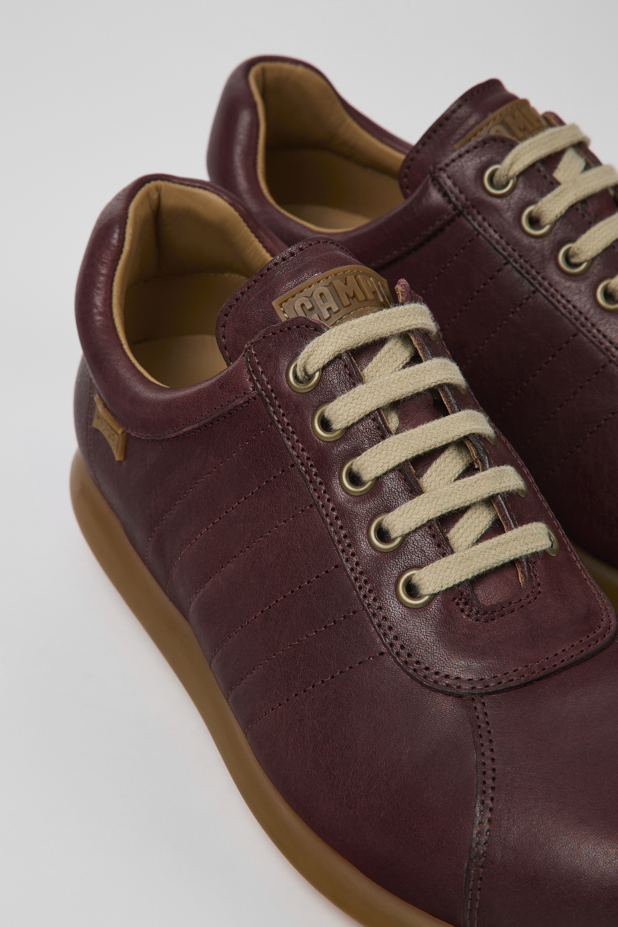 Pelotas - Braune gegerbte Lederschuhe für Herren