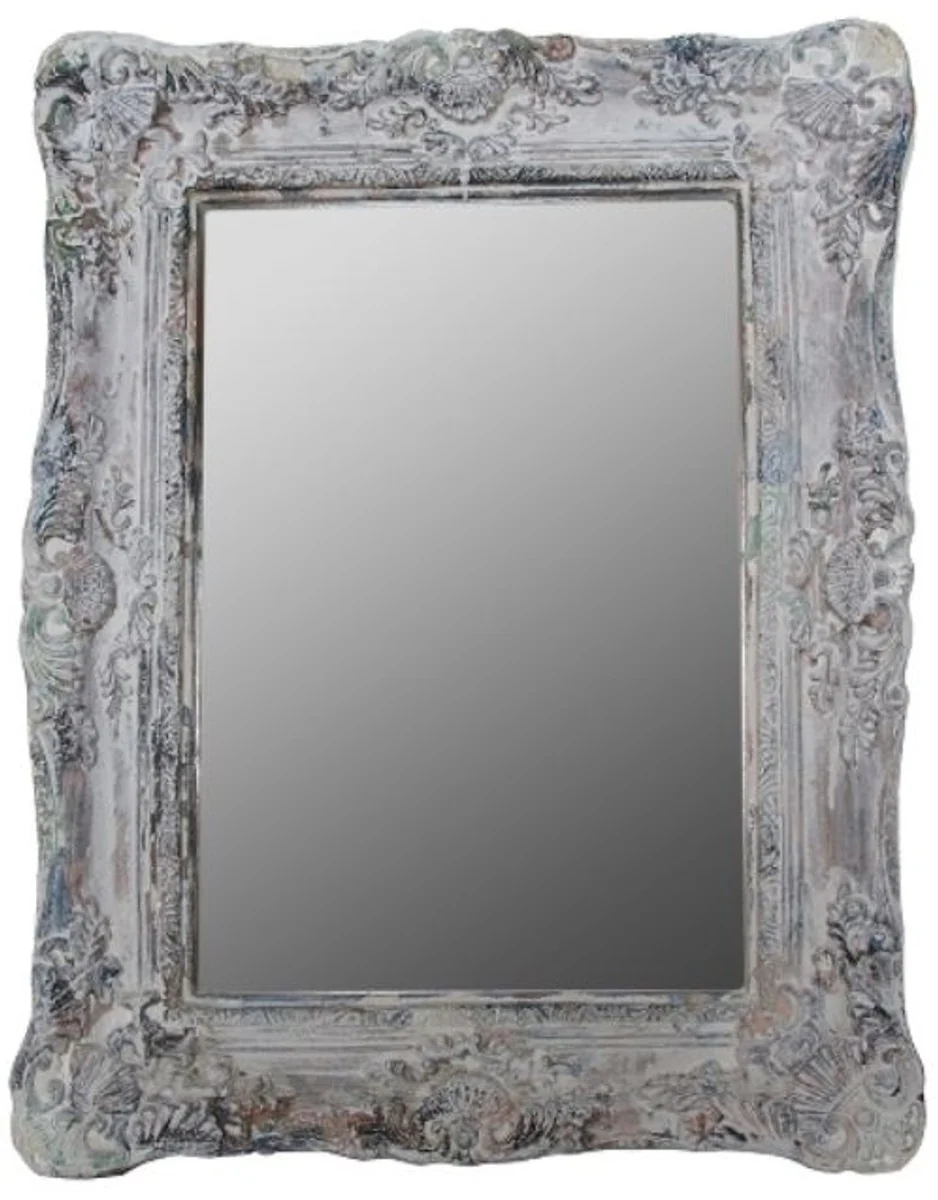 Baroque style mirror / wall mirror antique gray 42 x H. 54 cm - Baroque furniture
