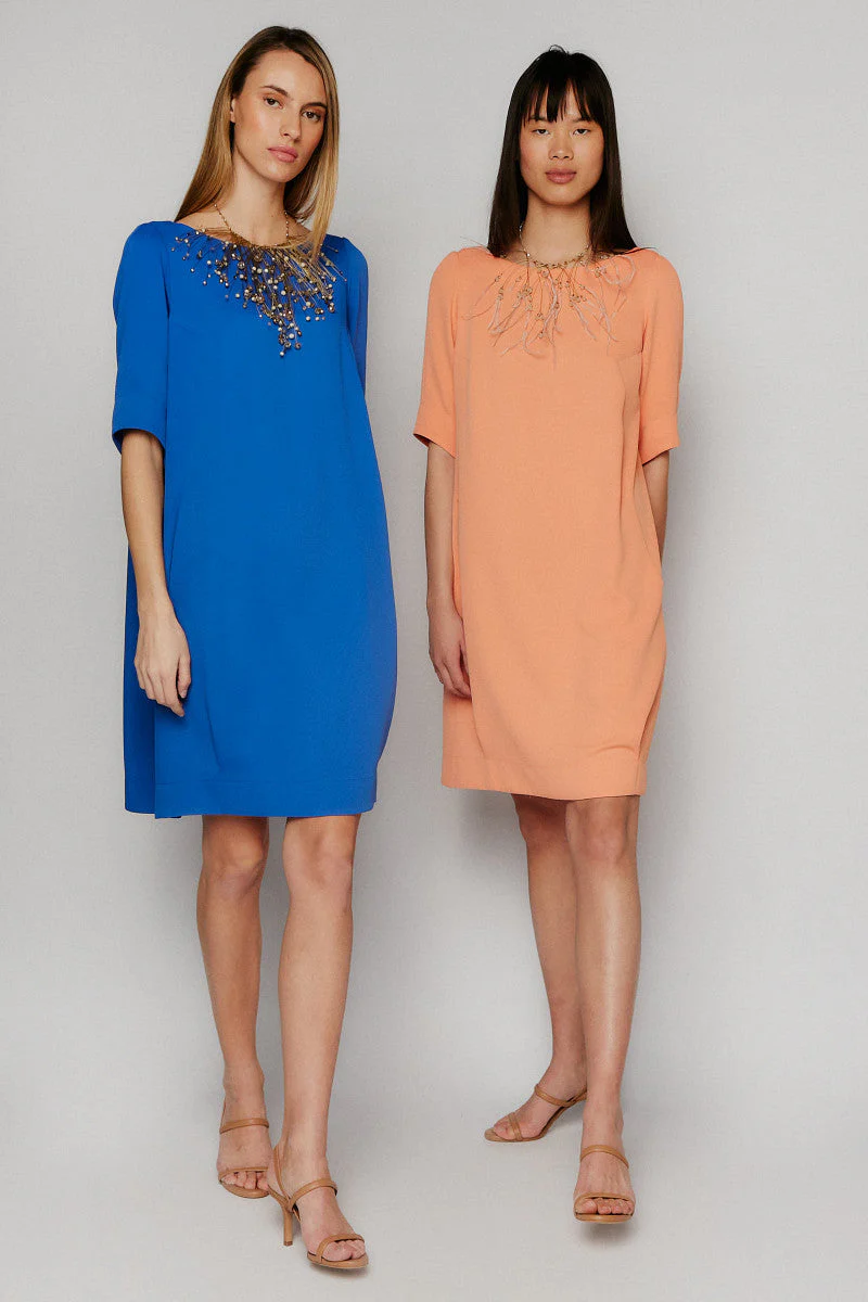 Rivera-Spain Blaues Azucena-Kleid