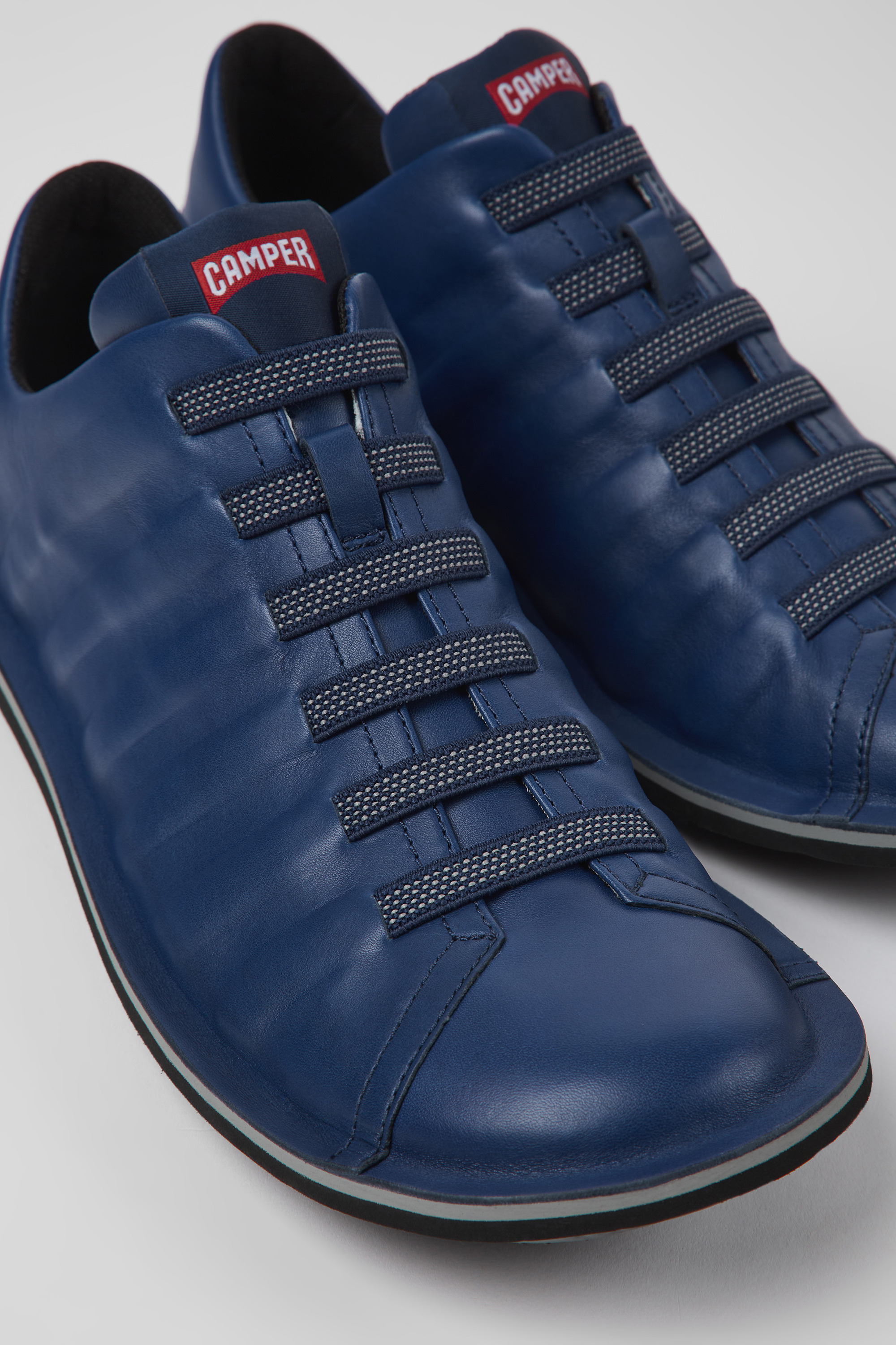 Beetle - Blaue Lederschuhe für Herren