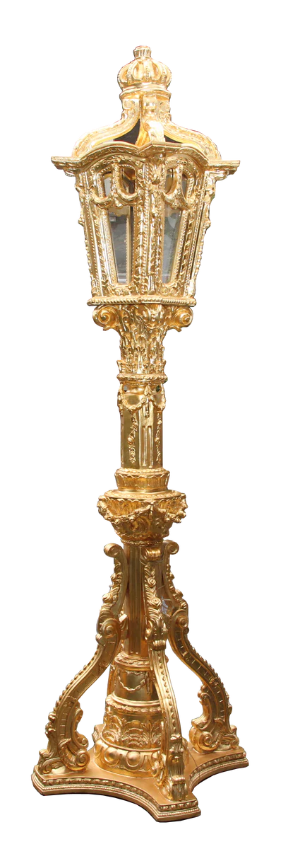 Pompöös by Baroque Lantern / Floor Lamp Gold - Pompöös Baroque Lantern designed by Harald Glööckler