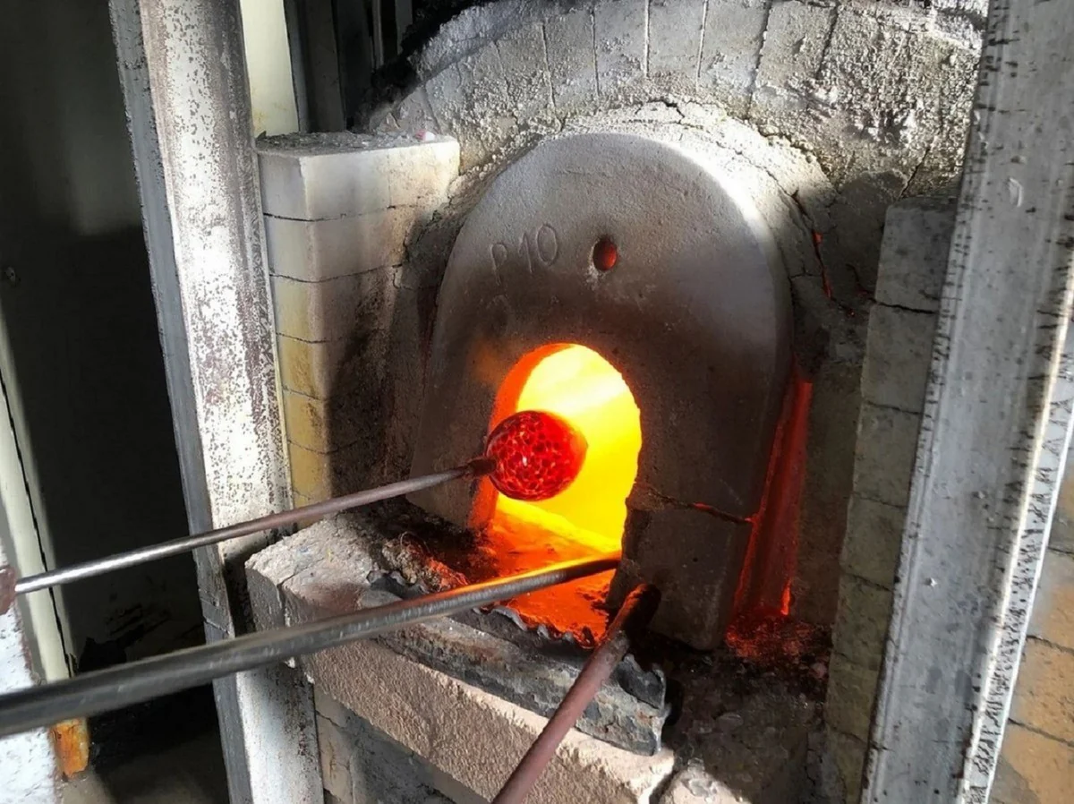 Luxury Murano crystal glass water glasses set of 6 colorful Ø 8 x H. 10.5 cm - Made in Italy