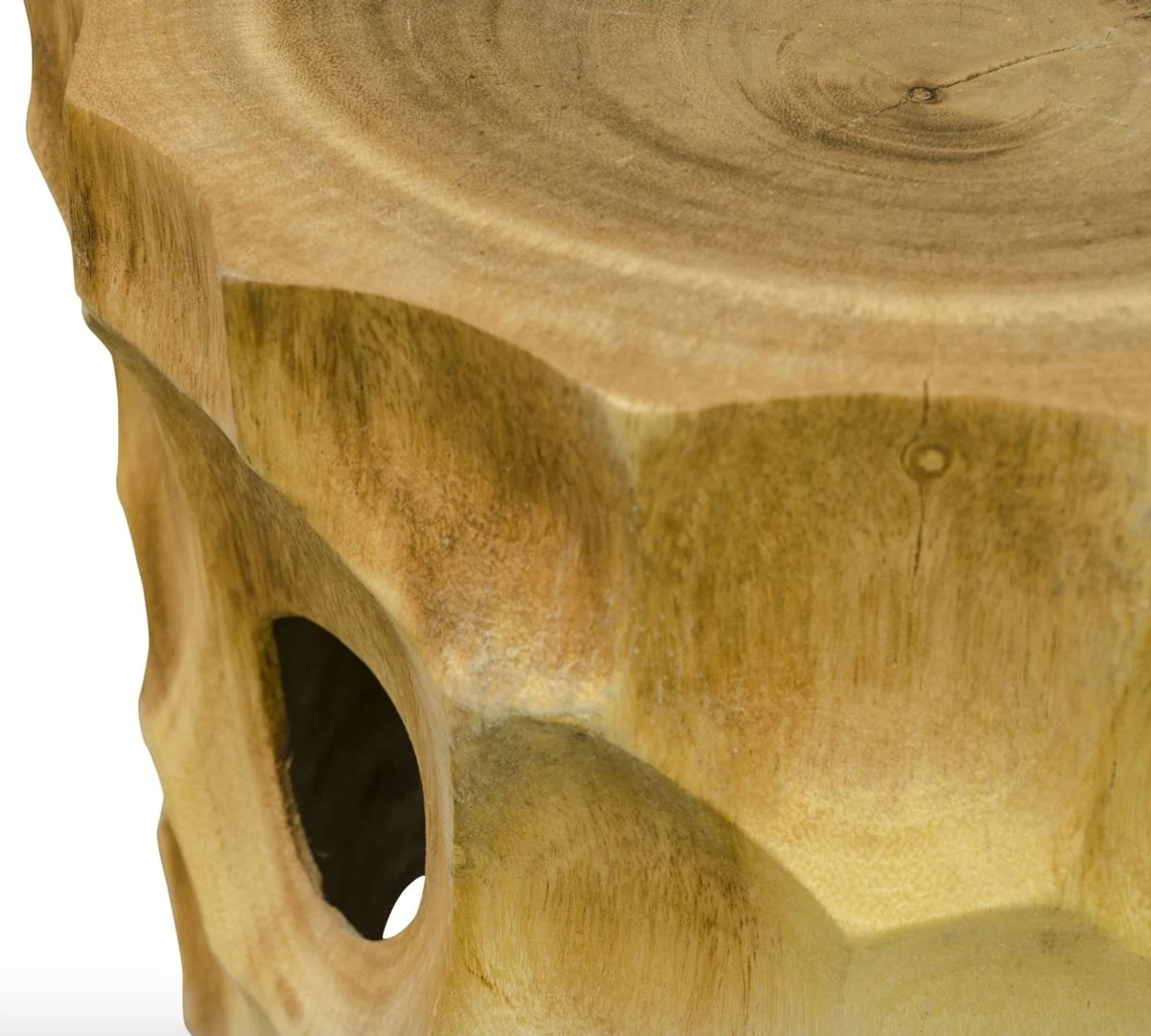 Luxury living room side table / stool natural colors - luxury quality