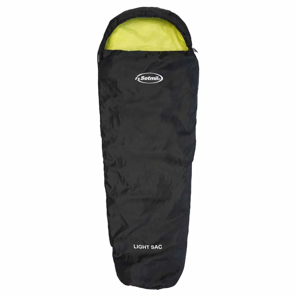 Saco de dormir Setmil LIGHT SAC +8o - negro