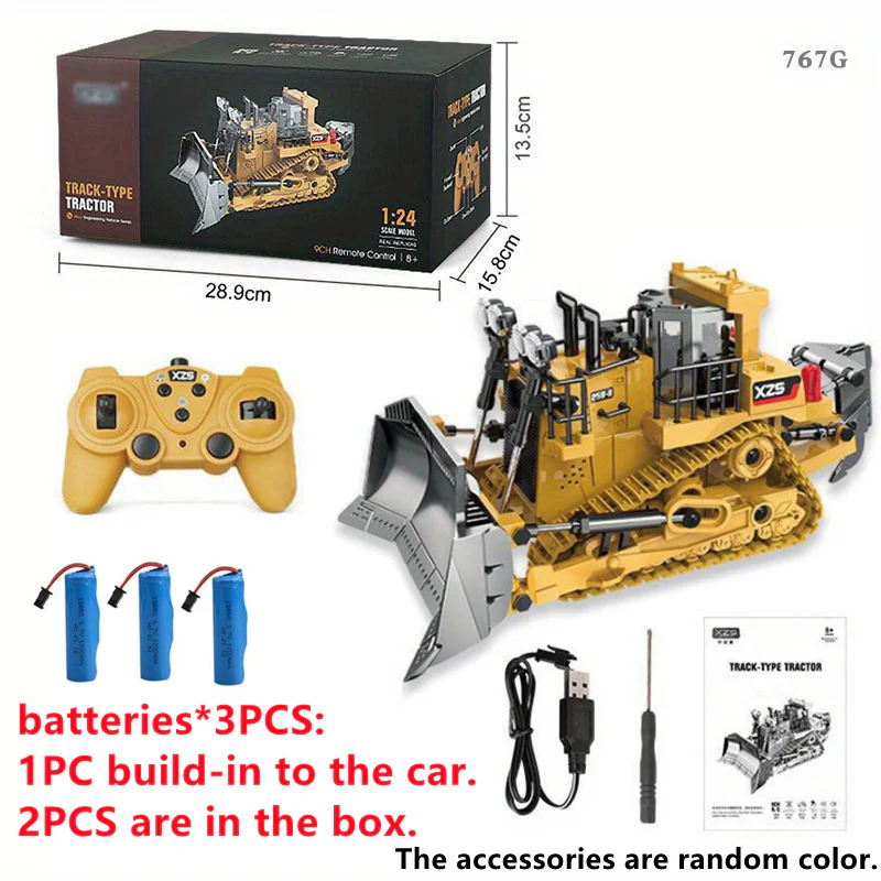 Ferngesteuertes Baufahrzeug-Modell-Spielzeugauto-Set – Legierungsbagger, Bulldozer, Muldenkipper und mehr – perfekte Eltern-Kind-Outdoor-Aktivität und Geschenk!
