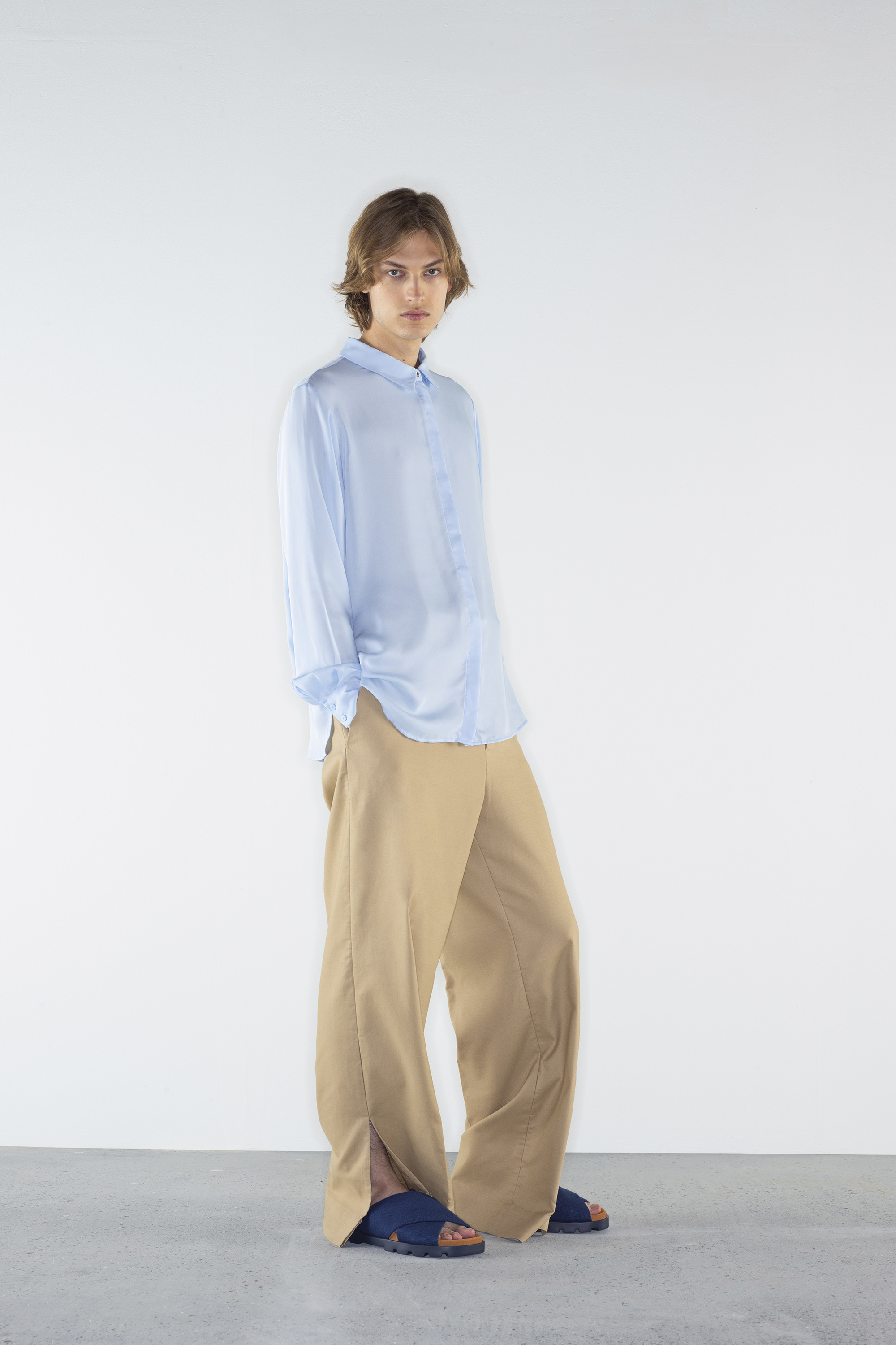 Brutus Sandal - Blau recycelte Baumwollsandalen für Herren