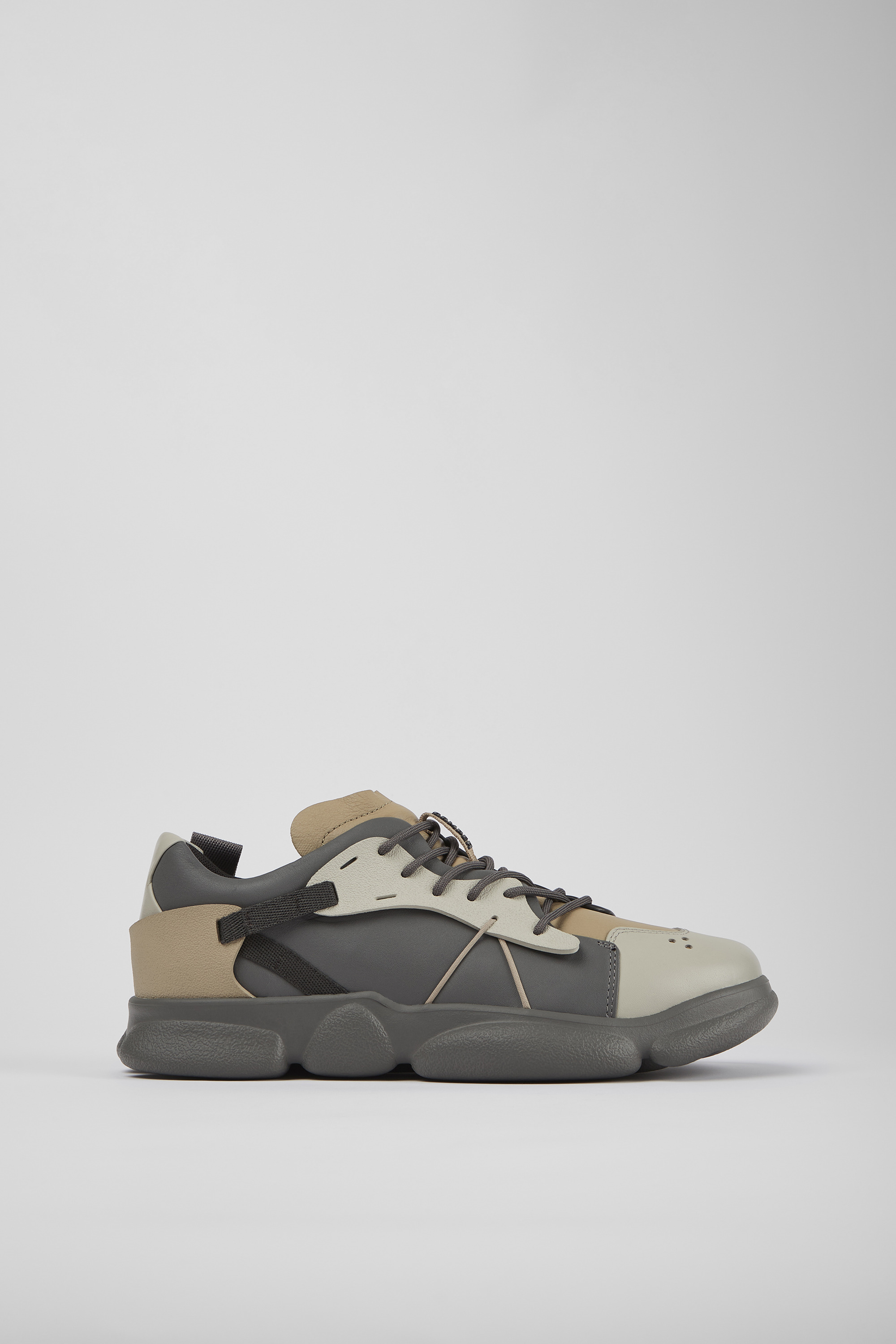 Twins - Mehrfarbiges Leder und Textil Sneaker für Herren