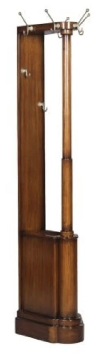 Luxury mahogany coat stand brown 35 x 52 x H. 192 cm - Hotel & Restaurant Furniture Vintage Coat Rack
