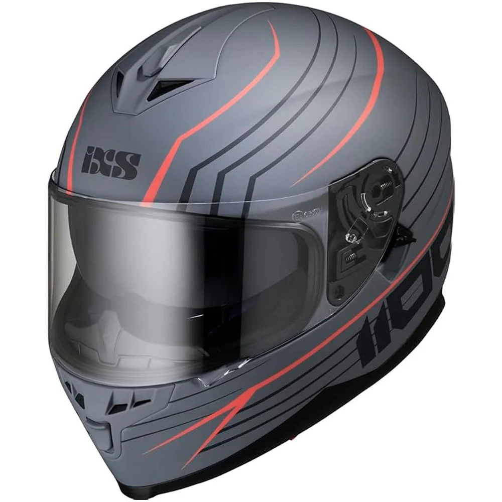 CASCO IXS 1100 2.1 - GRIS / ROJO
